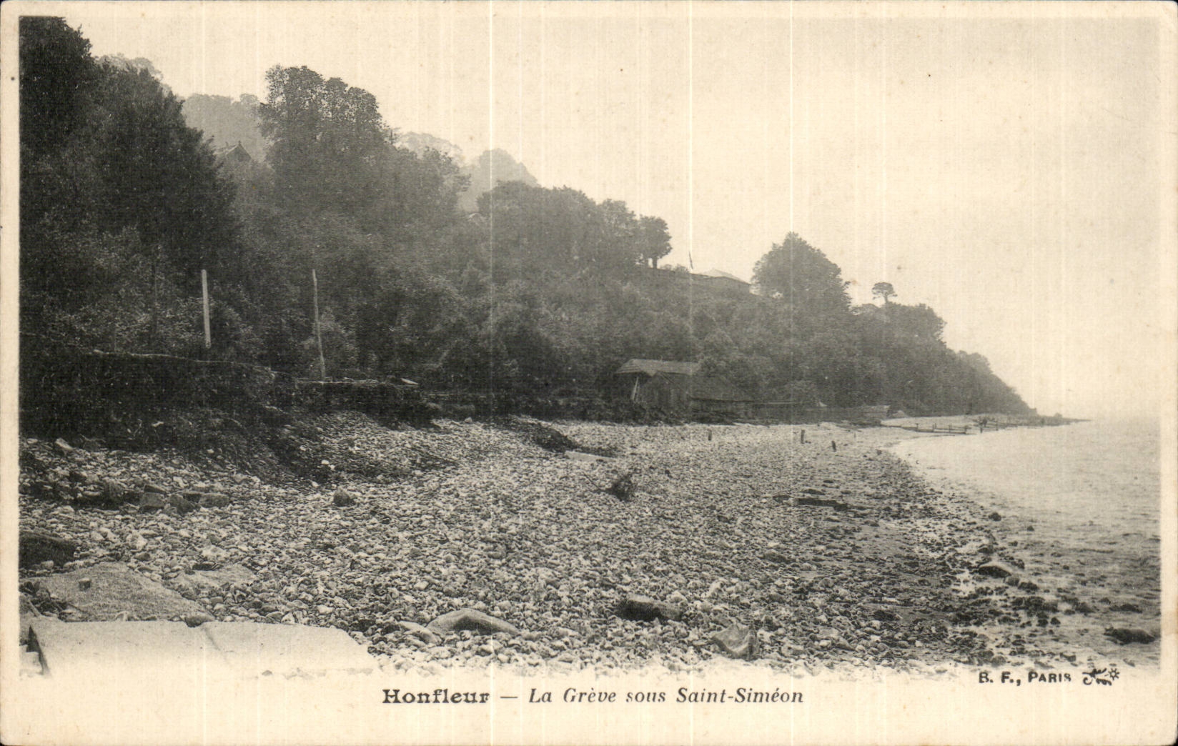 Honfleur — La Grève sous Saint-Siméon — B. F., Paris