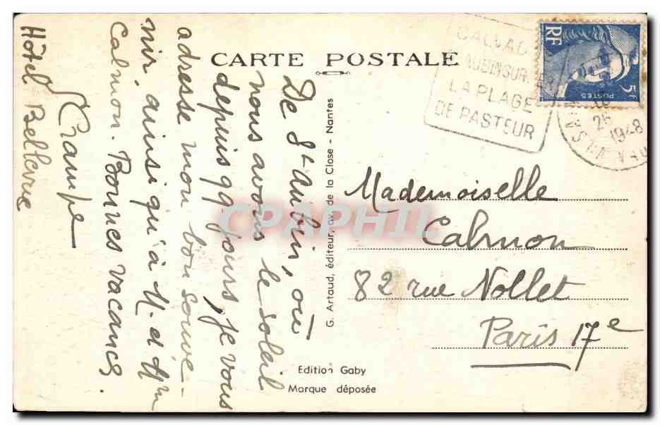 Châteaux du Calvados — FONTAINE-HENRY — Le Puits — Gaby — Verso