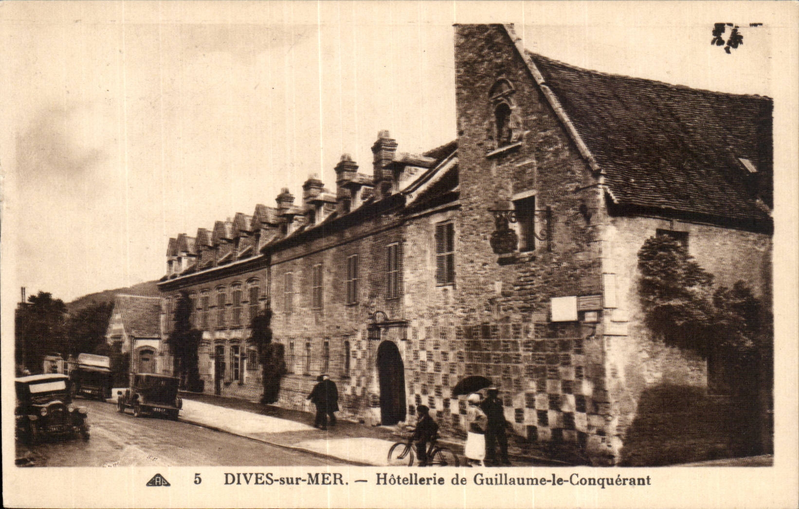 CPA Dives sur mer Hostellerie de Guillaume le conquerant