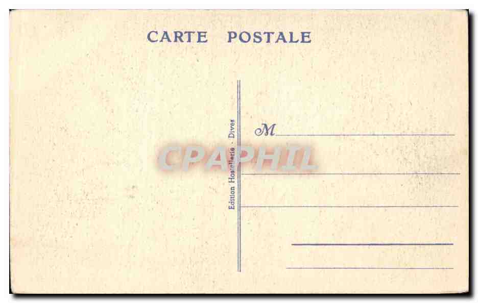 Hostellerie Guillaume-le-Conquérant — Dives-s-Mer (Calv.) — Le Puits et le Clocheton — Édition Hostellerie Dives — Rückseite