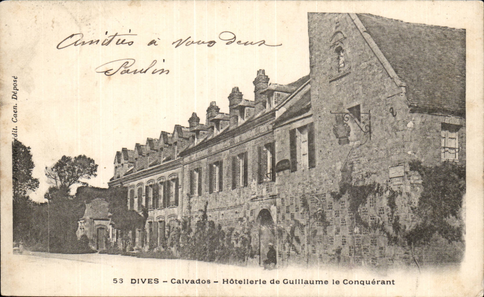 CPA Dives sur mer Hostellerie Guillaume le Conquerant 