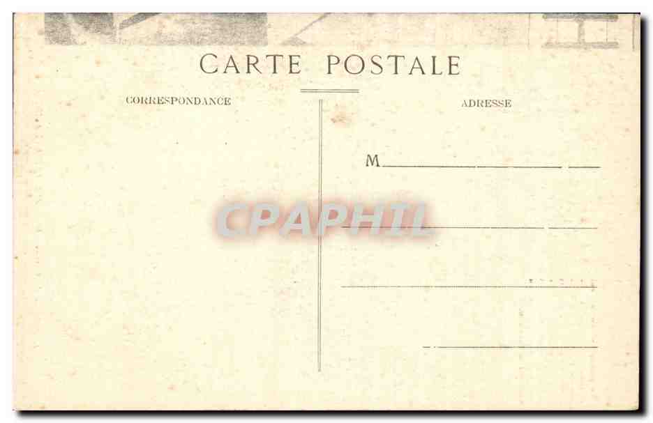 CPA Collection du chateau d'if Alberto del Campo — Rückseite