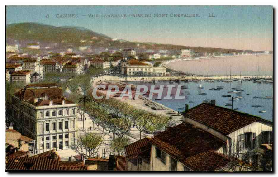 Cannes — Vue générale prise du Mont Chevalier — LL.