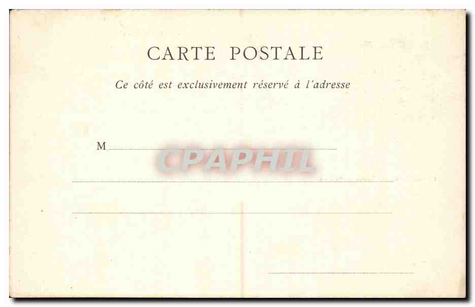 CPA Paris Avenue des Champs Elysees — Rückseite
