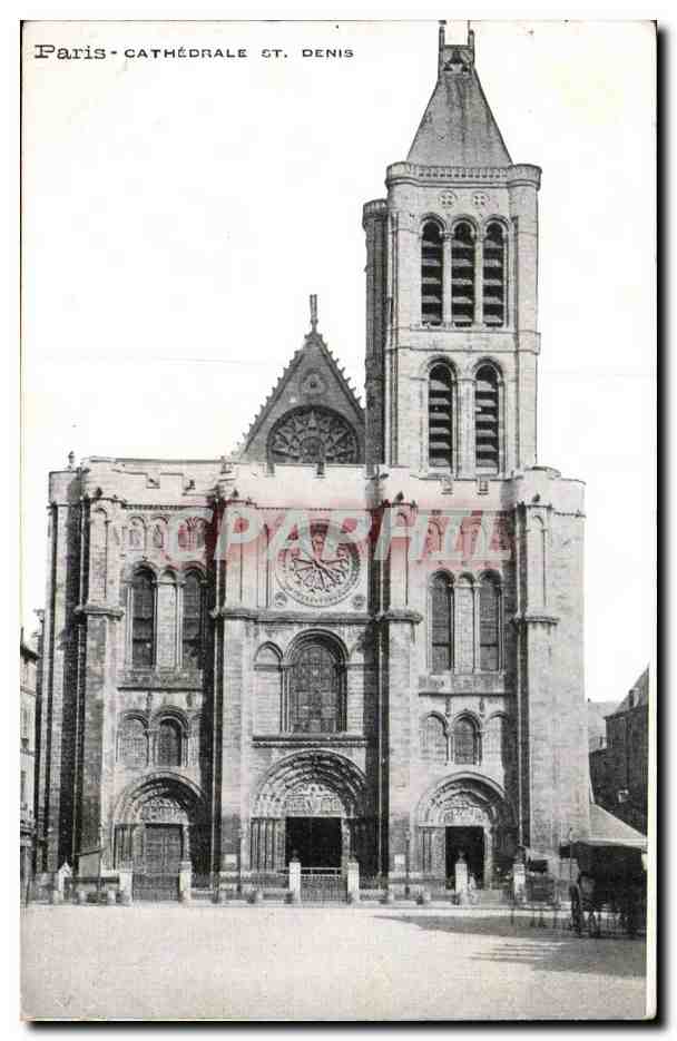 CPA Paris Cathedrale St DEnis