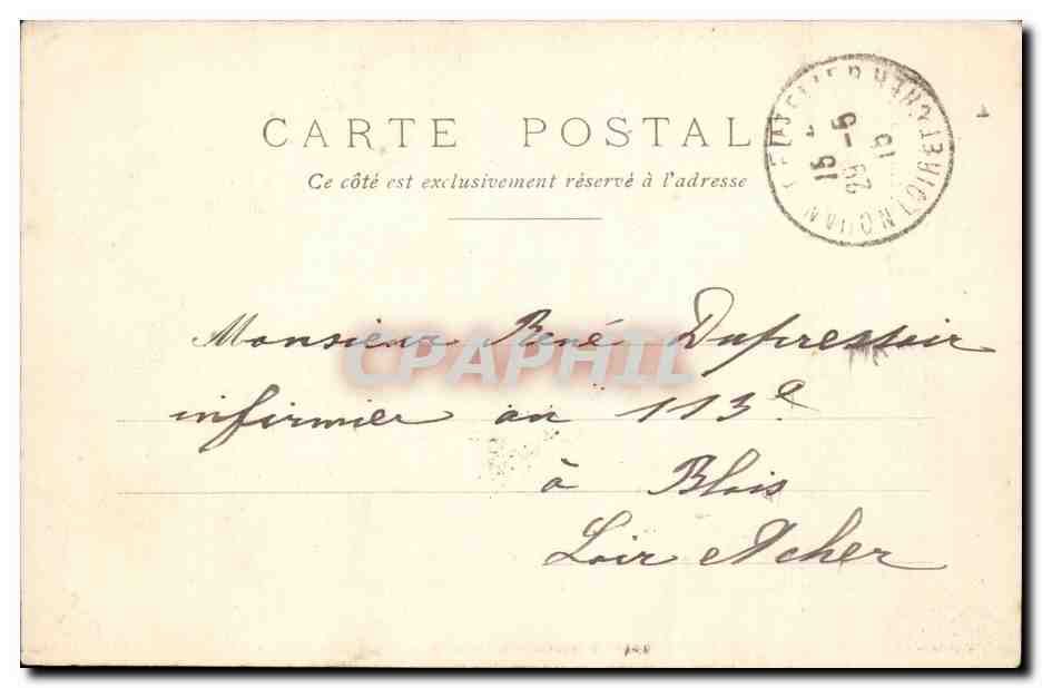 CPA Paris Eglise de Montrouge — Rückseite