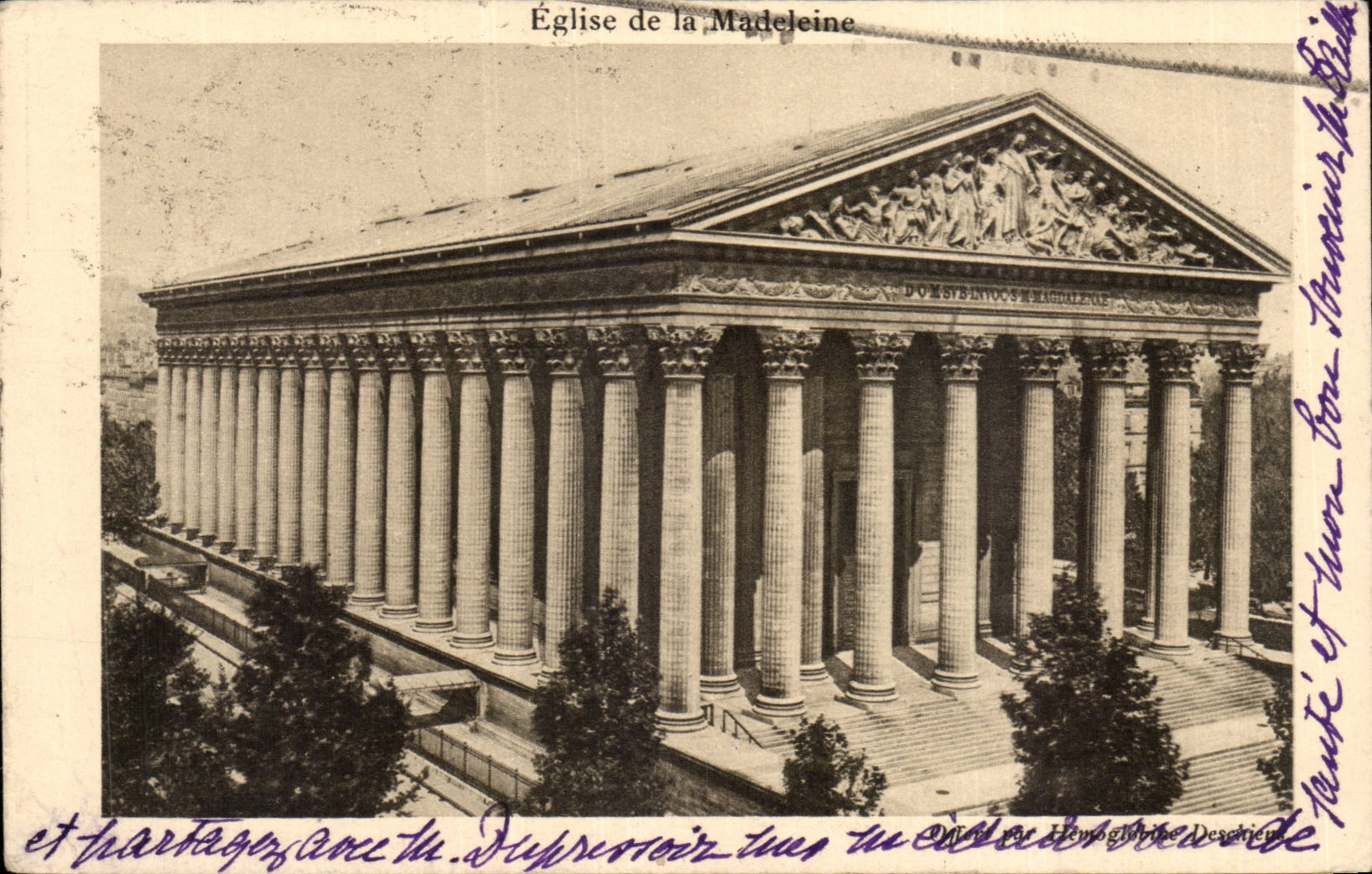 CPA Paris Eglise de la madeleine