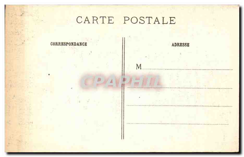 CPA paris Fontaine et le square des Innocents — Verso