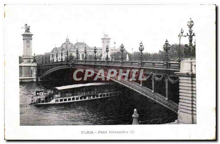 CPA Paris Pont Alexandre III