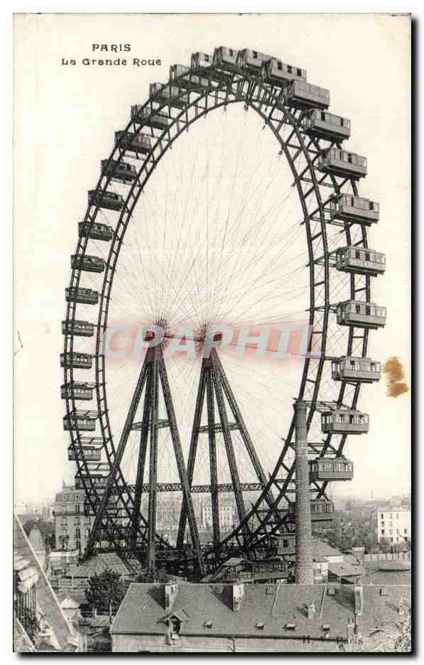 CPA Paris La grande roue