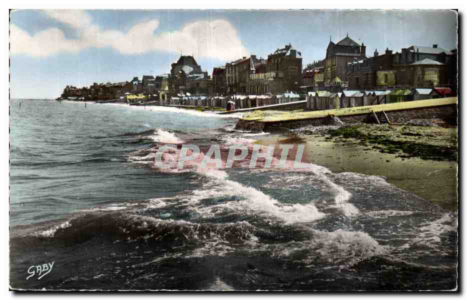 CPA St Aubin sur mer La plage et les villas
