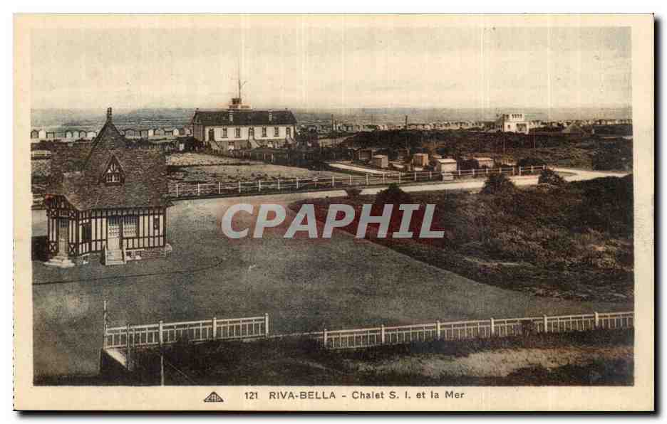 CPA Riva Bella Chalet ST et la mer
