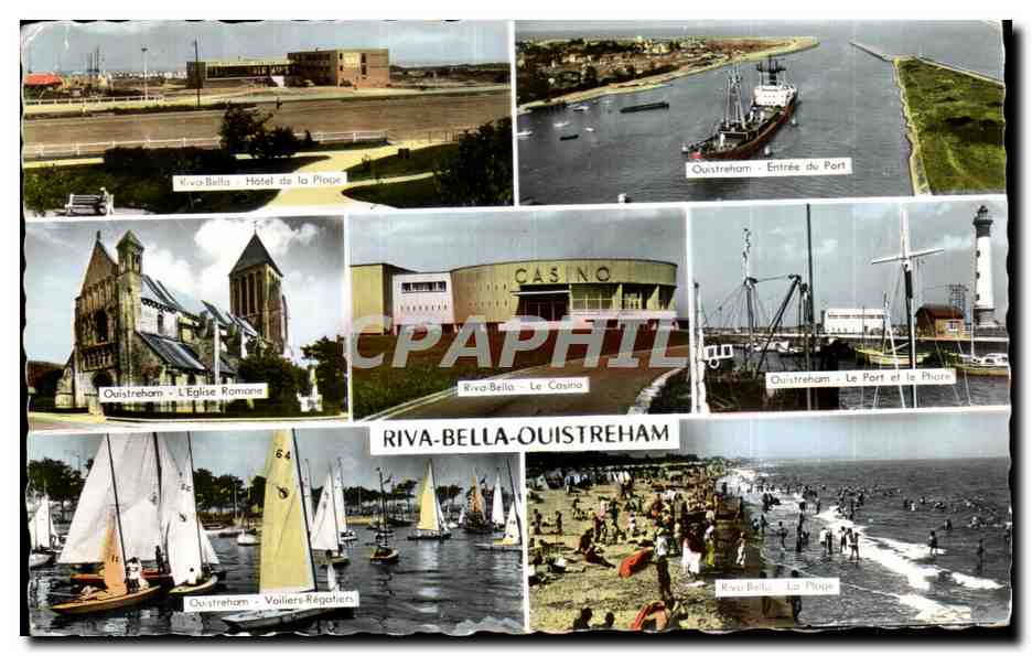 Riva-Bella-Ouistreham — Vue panoramique — Éditions Gaby, Nantes