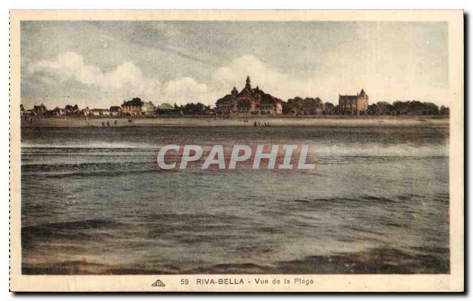 CPA Riva Bella Vue de la plage