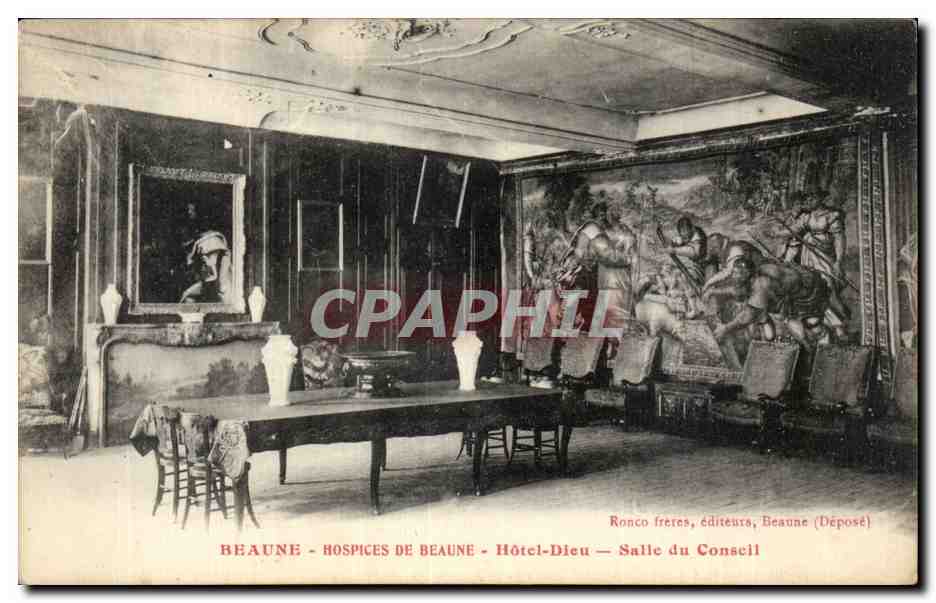 CPA Beaune Hospices de Beaune Hotel Dieu Salle du conseil