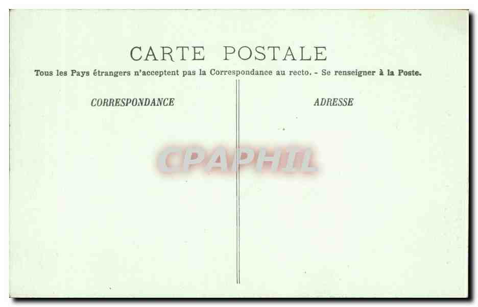 CPA Blois Le chateau Aile Francois 1er Salon d'honneur Porte gothique — Verso