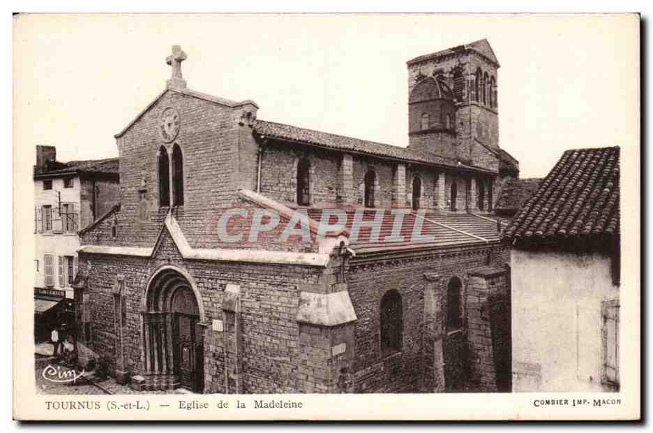 CPA Tournus Eglise de la madeleine