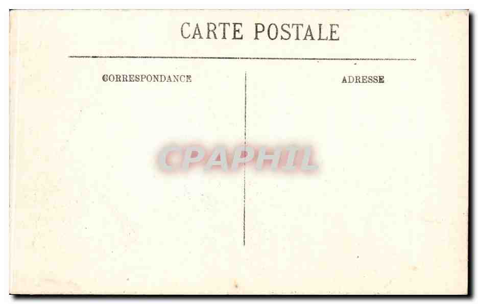 CPA Marseille Le chateau d'if Edmond Dantes dans sa prison — Rückseite