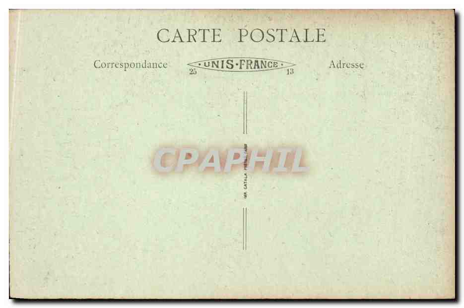 CPA Auxerre Cathedrale Portail Nord — Back