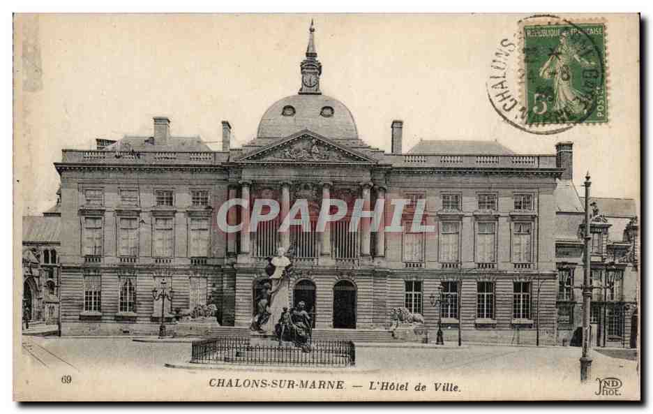 Chalons-sur-Marne — L'Hôtel de Ville — JRD, n°69