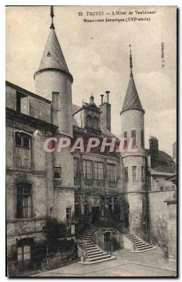 Troyes — L'Hôtel de Vauluisant — Monument historique (XVIe siècle)