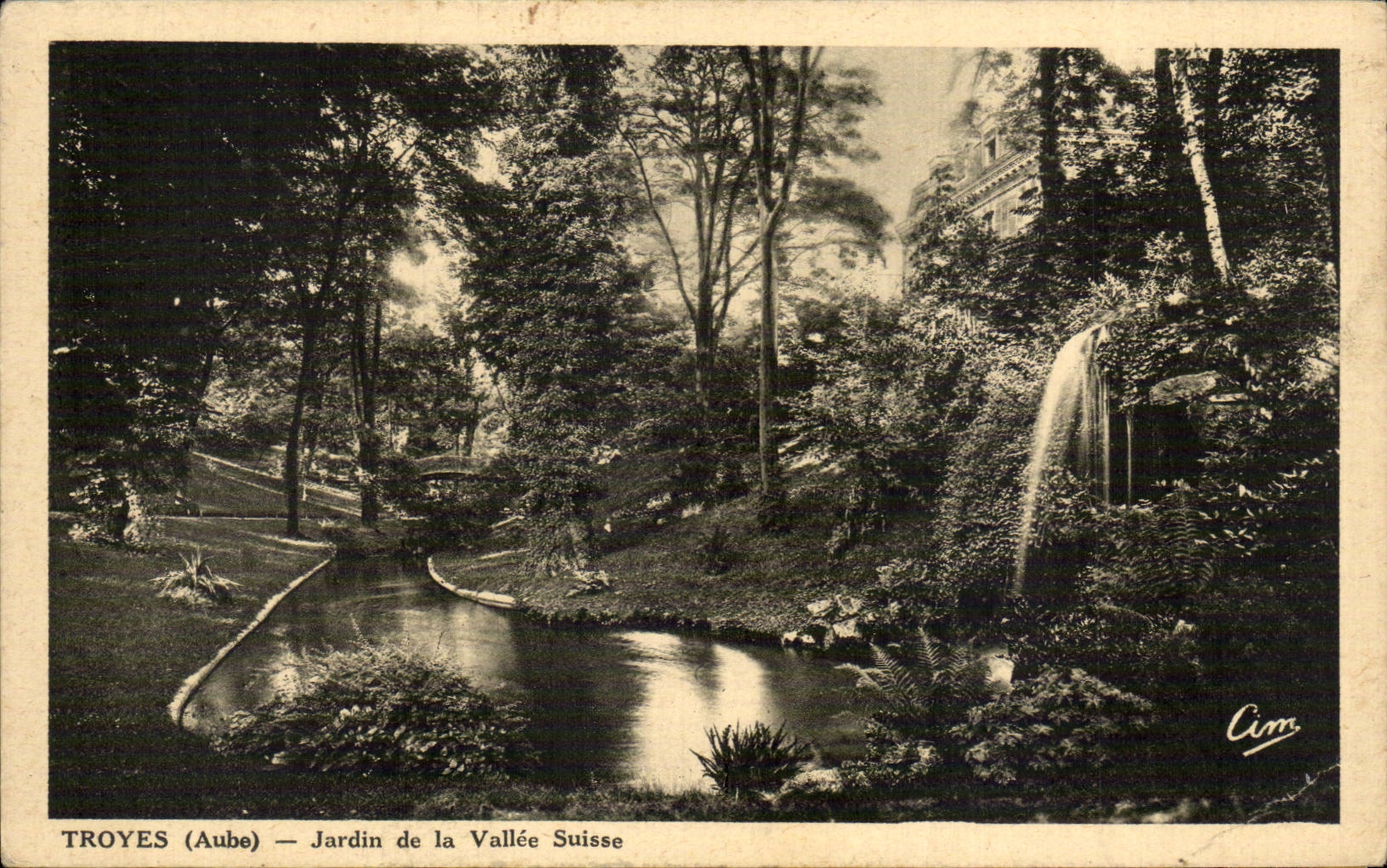 Troyes CPA Jardin de la vallee suisse