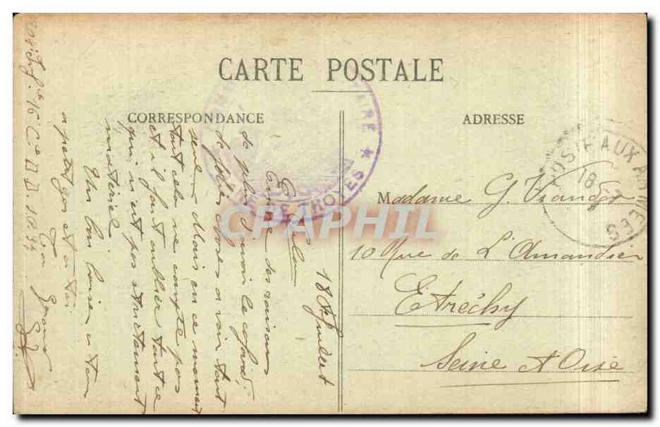 Troyes - Le Calvaire de l'Église Saint-Nicolas — Collection T.G. n°55 — Rückseite