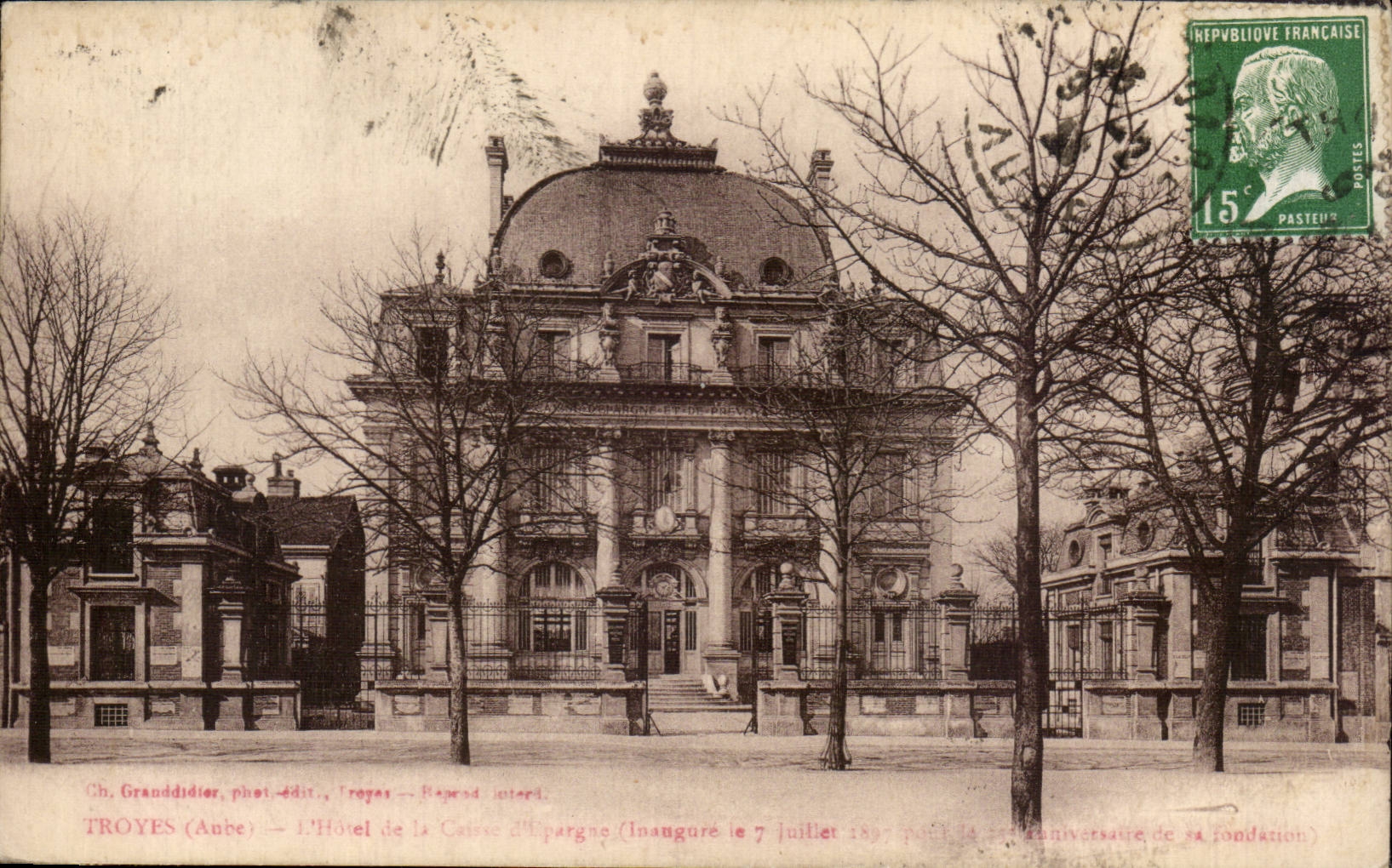 Troyes CPA L'hotel de la Caisse d'Epargne