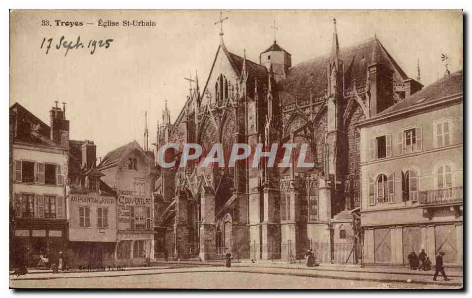 Troyes — Église St-Urbain — R. Mausse, éditeur