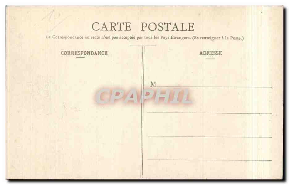 CPA Troyes Beffroi de l'eglise St Jean — Rückseite