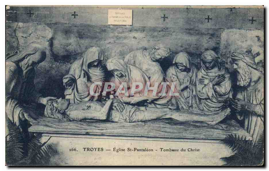 Troyes — Église St-Pantaléon — Tombeau du Christ