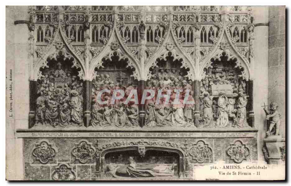 CPA Cathedrale Amiens Cathedrale Vie de St Firmin II