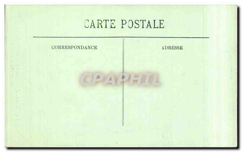 CPA Marseille la fontaine Cantini La mer Amphitrite — Verso
