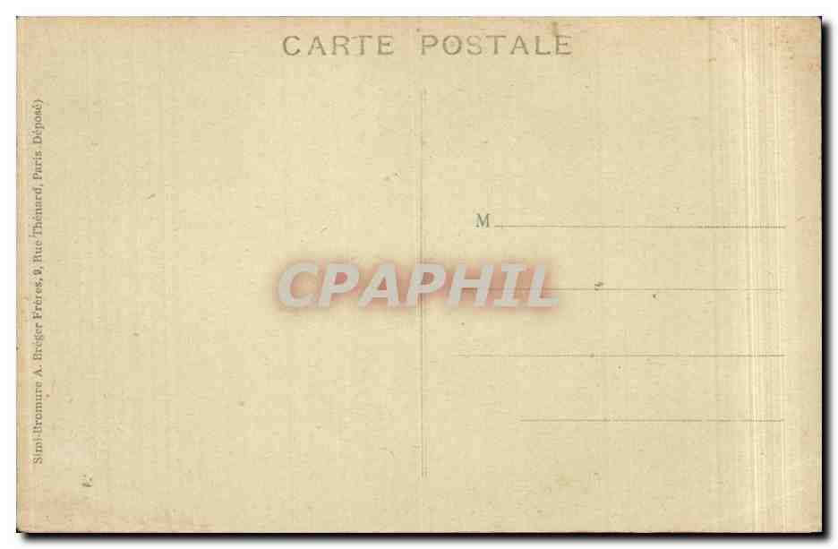 CPA Bastia L'eglise du sacre coeur Boulevard de Cardo Corse Corsica — Rückseite