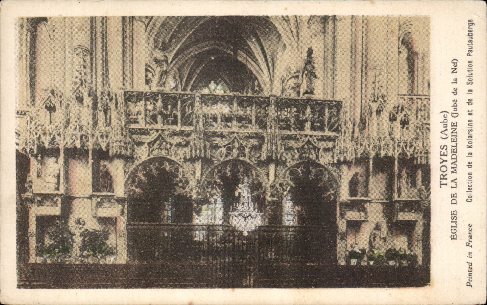 Troyes (Aube) — Église Sainte-Madeleine, Jubé de la Nef — Collection de la Solution Paulauberge