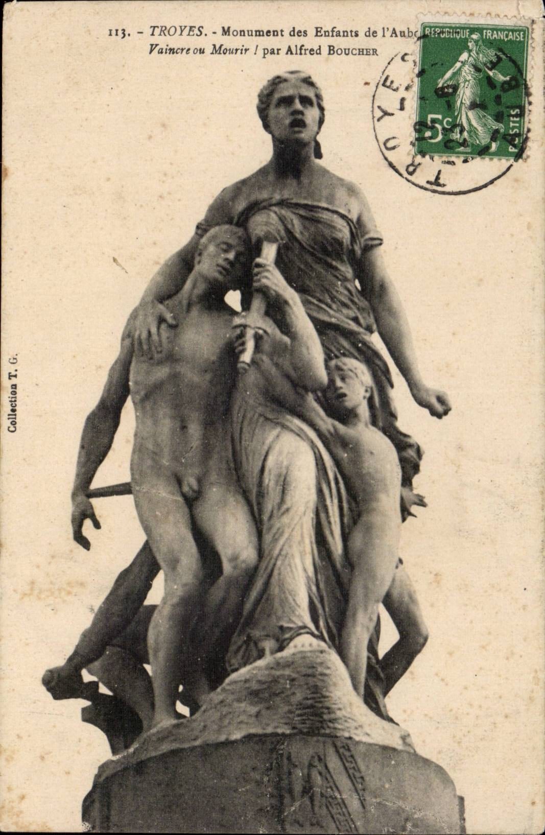 Troyes - Monument des Enfants de l'Aube - Vaincre ou Mourir ! par Alfred Boucher
