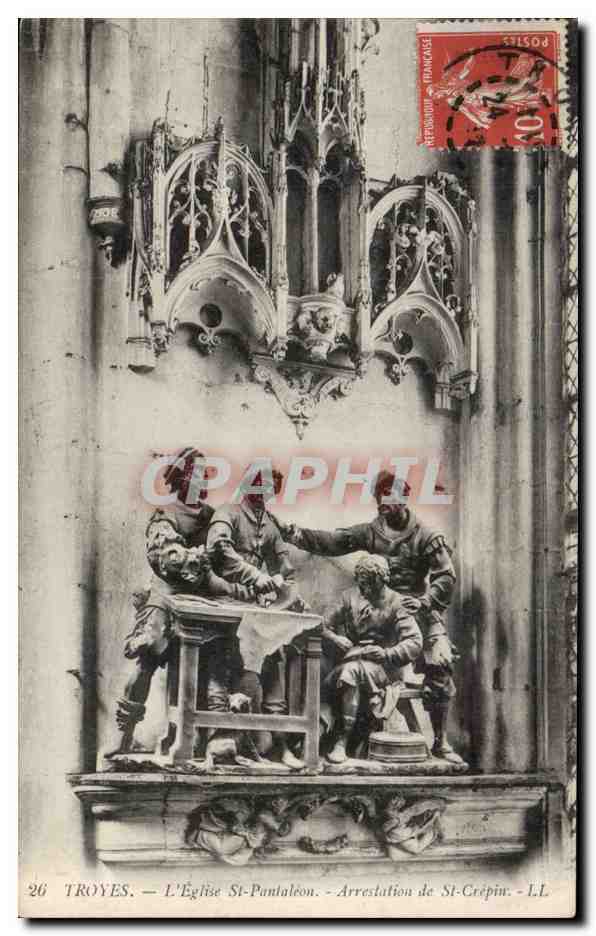 Troyes — L'Église St-Pantaléon — Arrestation de St-Crépin