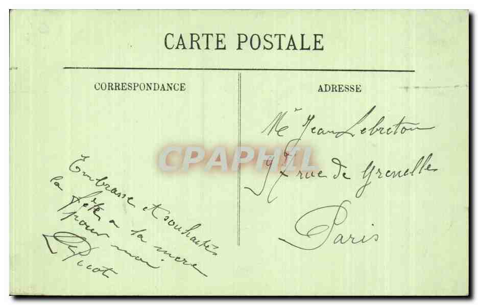 Troyes — L'Église St-Pantaléon — Arrestation de St-Crépin — Rückseite