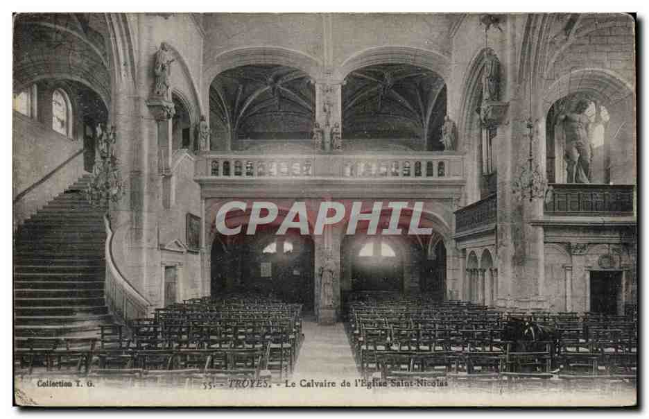 Troyes - Le Calvaire de l'Église Saint-Nicolas — Collection T. G. n° 35