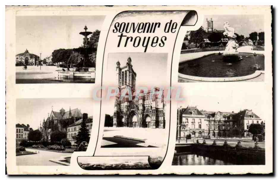 Troyes — Erinnerung an Troyes — Éd. André Monique