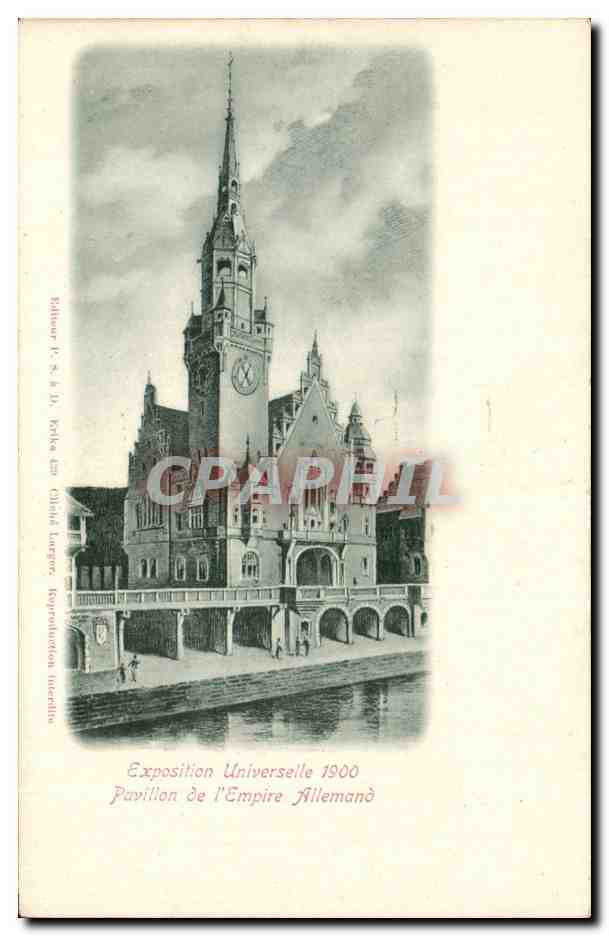 CPA Paris Exposition universelle de 1900 Pavillon de l'empire allemand