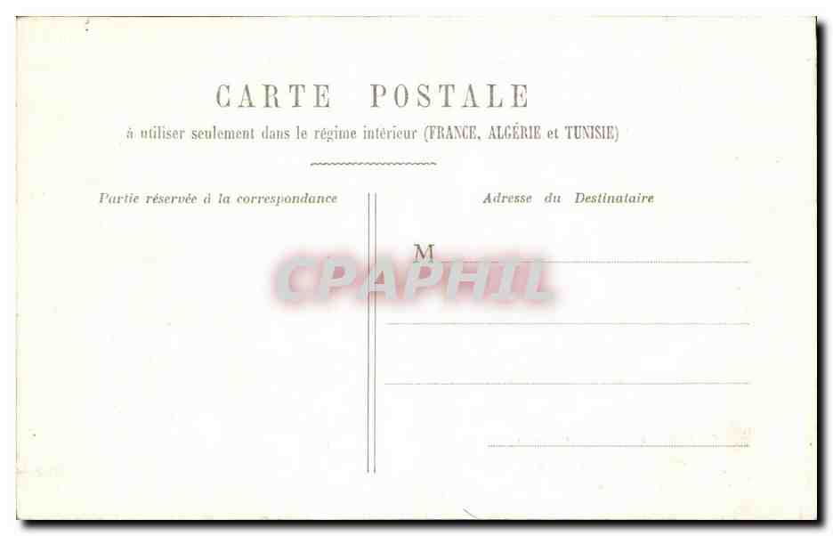 Paris CPA Chambre des deputes  — Rückseite