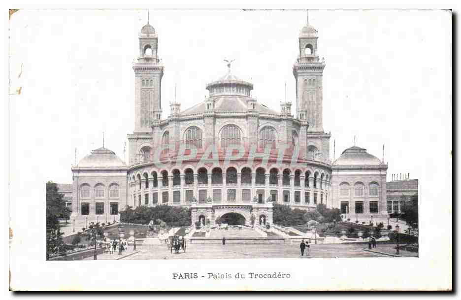 Paris CPA Palais du Trocadero