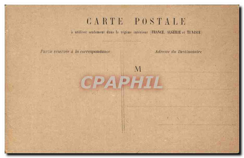 Paris CPA Palais du Trocadero — Rückseite