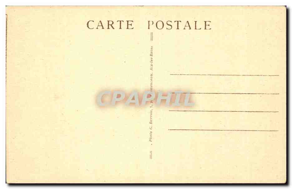 CPA Aix les Bains Etablissement thermal Une specialite therapeutique d'Aix L'etuve radio active dite Berthollet — Rückseite