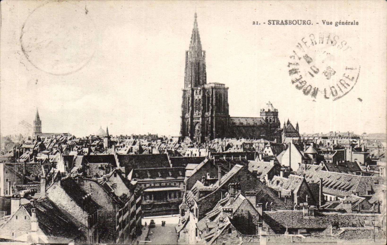 CPA Strasbourg Vue generale