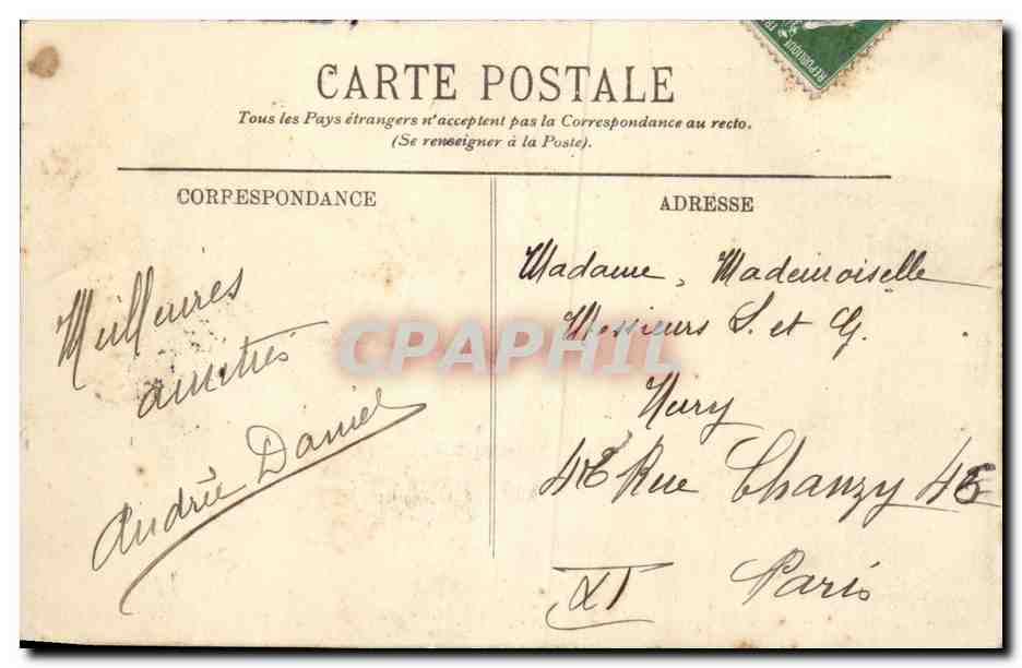 CPA Epinal Vue generale prise de l'Olympe — Back