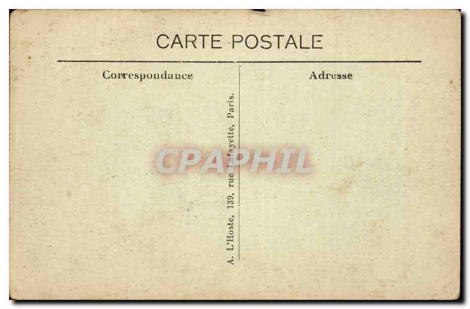 CPA Septeuil Orphelinat Allee de la grille noire — Back