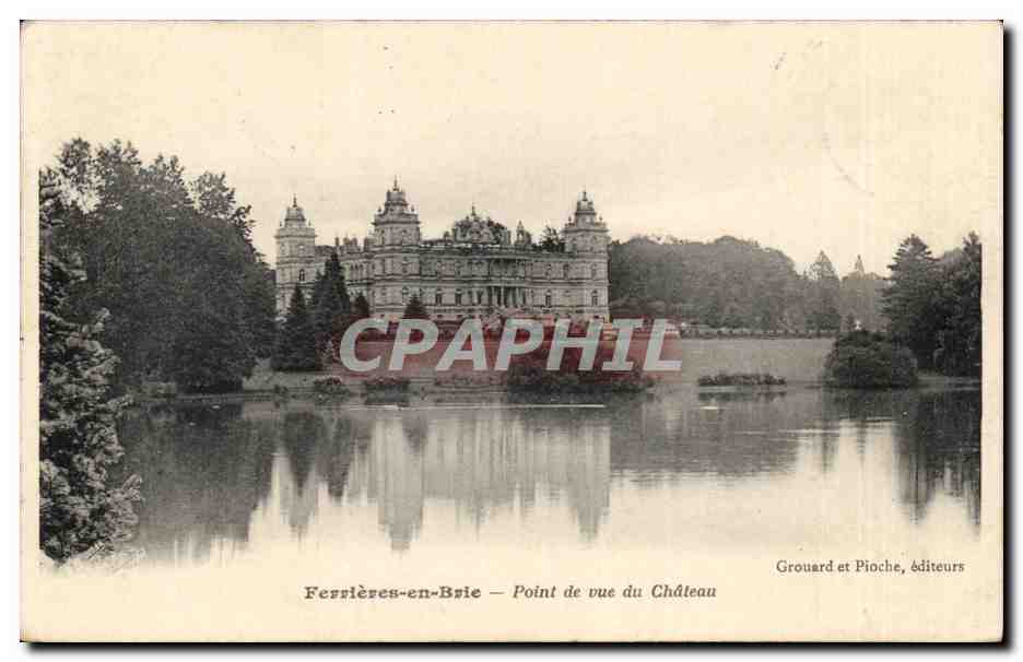 CPA Ferrieres en Brie Point de vue du chateau
