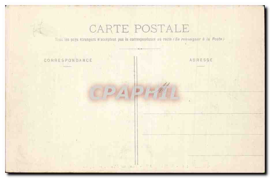 CPA Montereau Le pont d'Yonnne et l'eglise — Rückseite